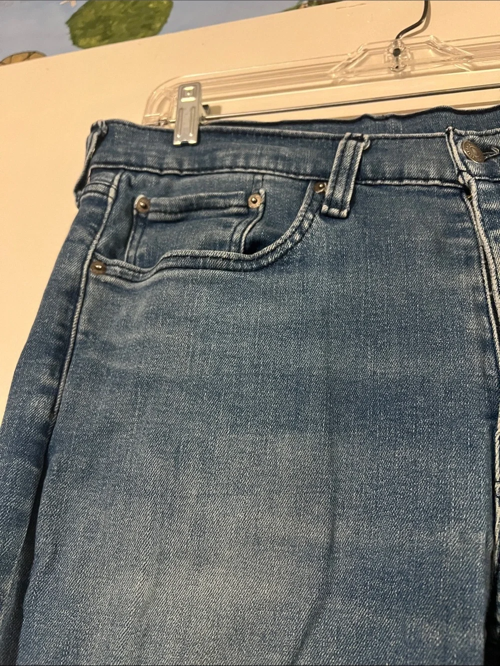 Levi’s mens 514 straight stretch denim jeans